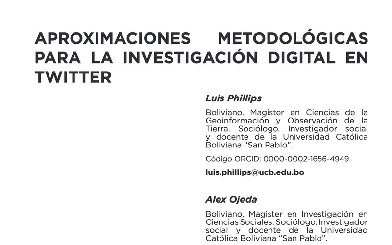 Methodological Approaches for Digital Research on Twitter