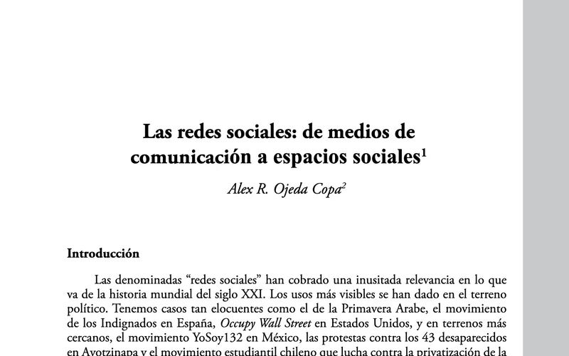 Social Networks: From Communication Media to Social Spaces
